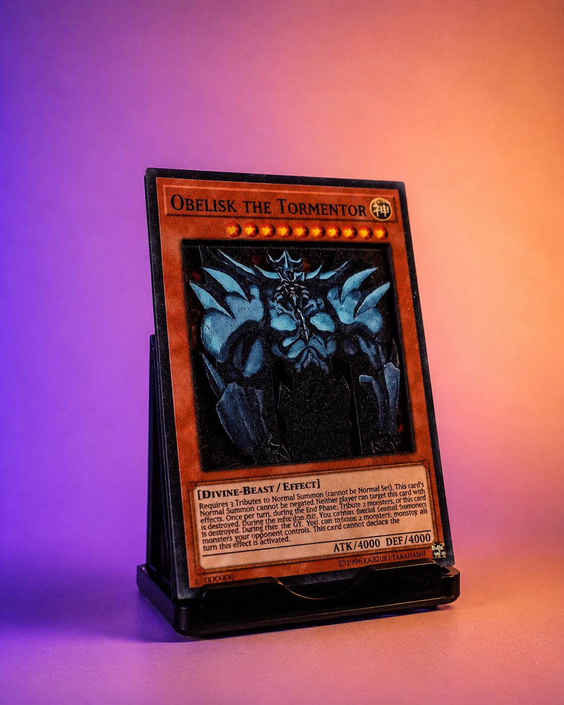Carta Obelisko el Atormentador - Yugioh