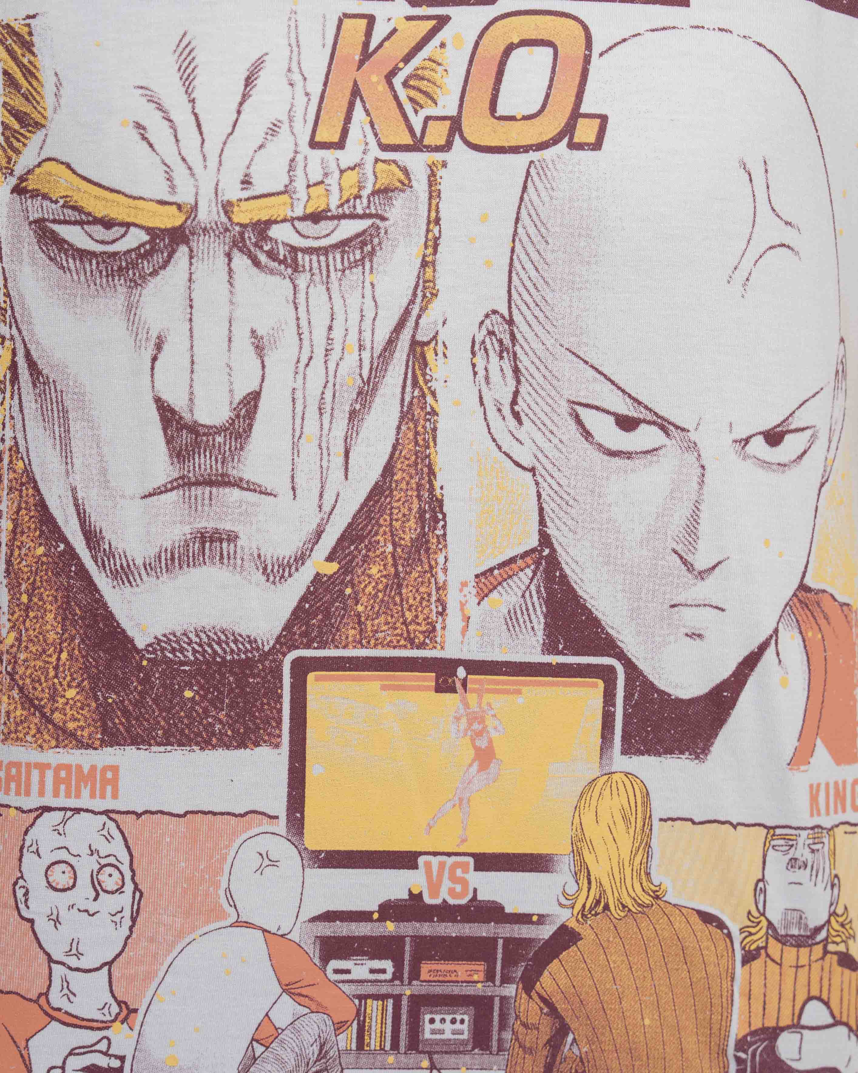 Camiseta One punch Man - Saitama y King