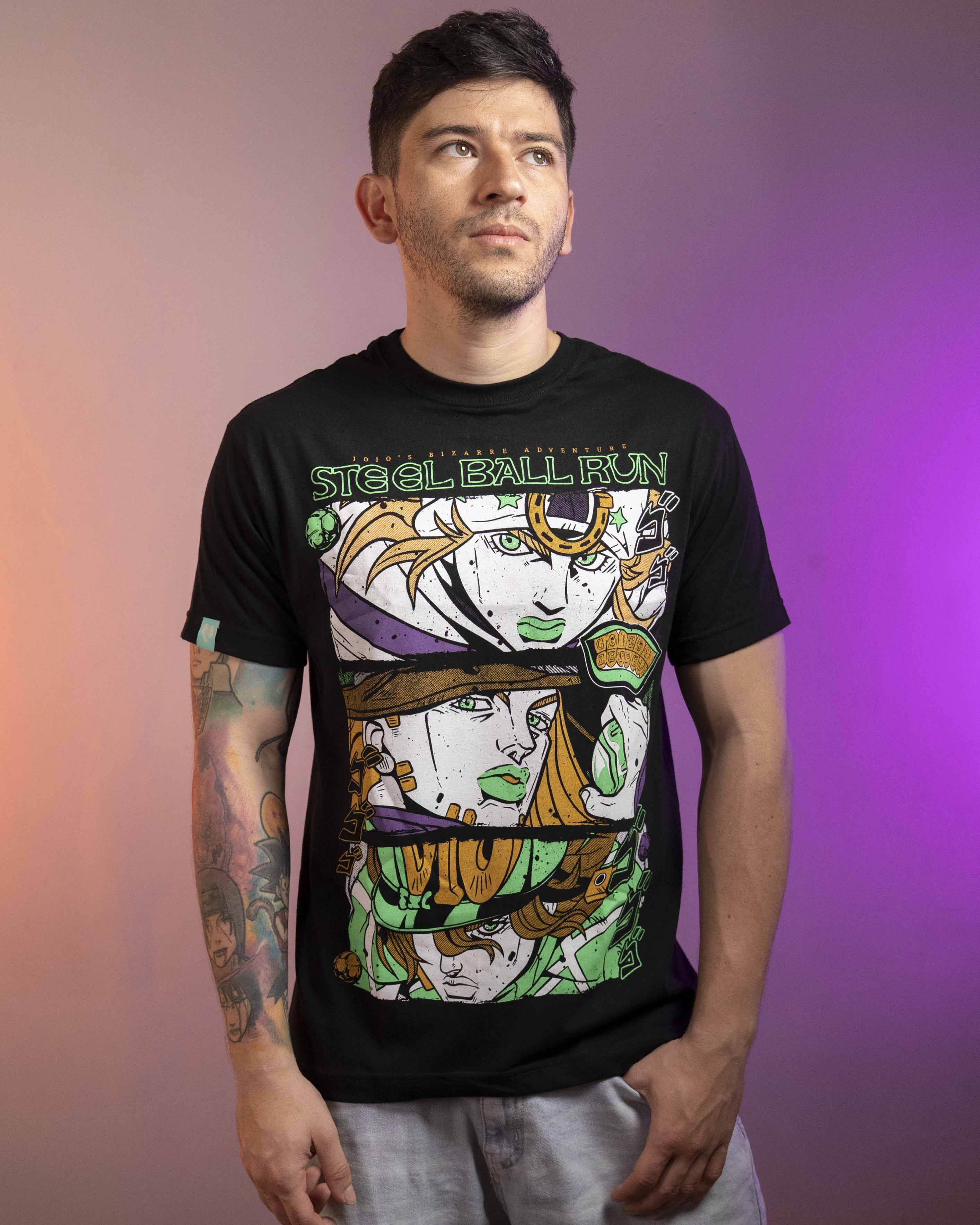 Camiseta JOJOS - Steel Ball Run