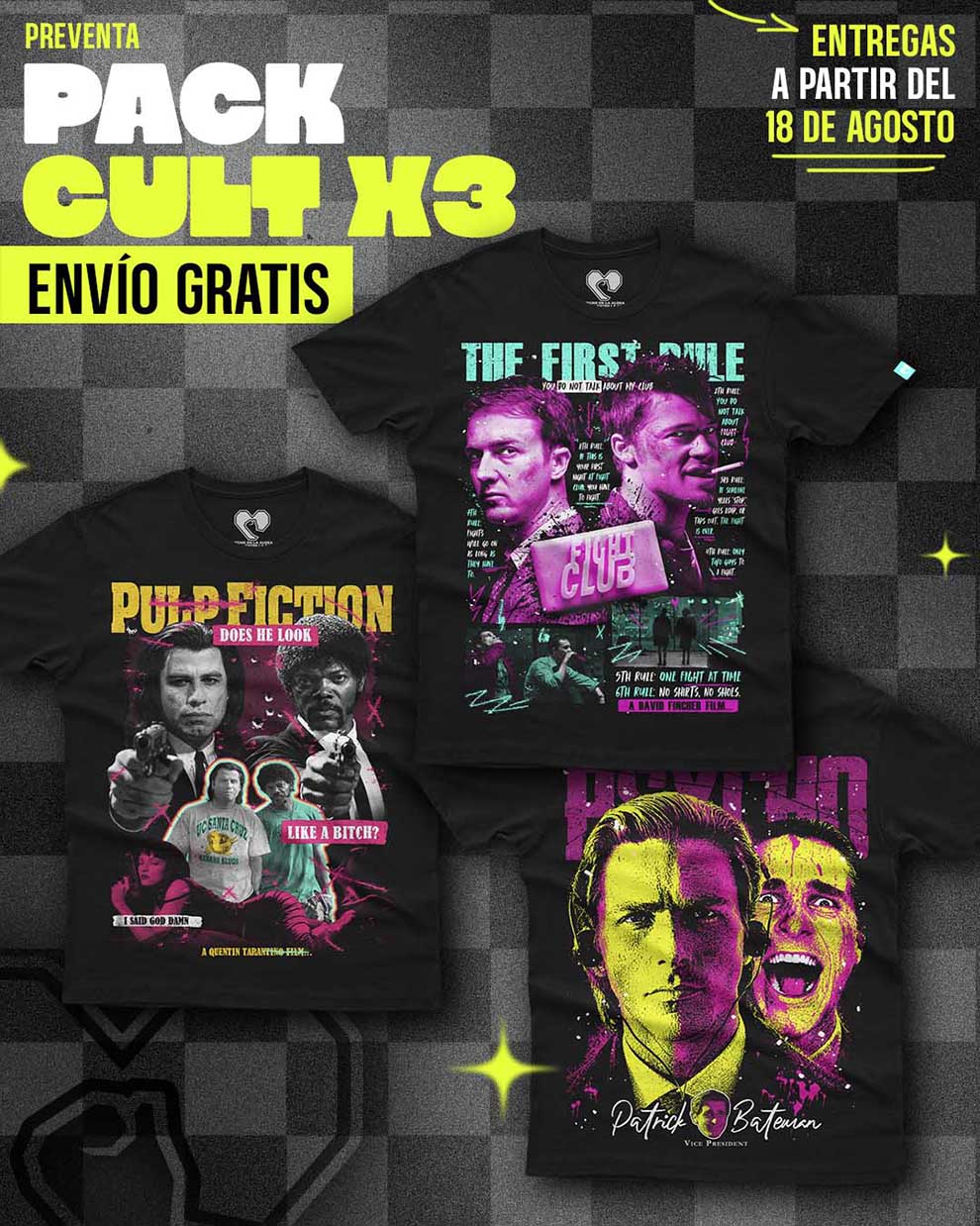 Pack Cult x3 - PREVENTA