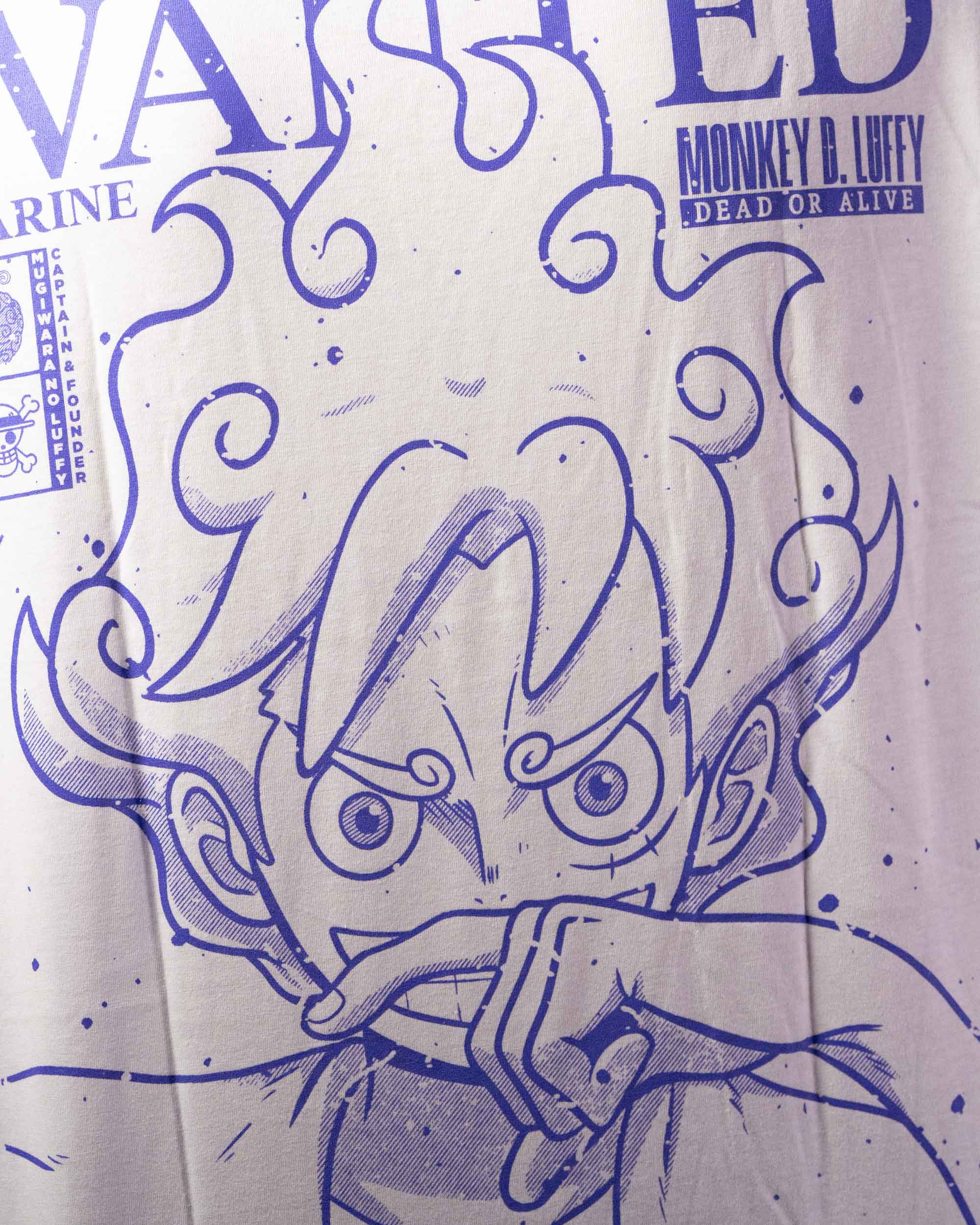 Camiseta Oversize Luffy Se busca - One Piece