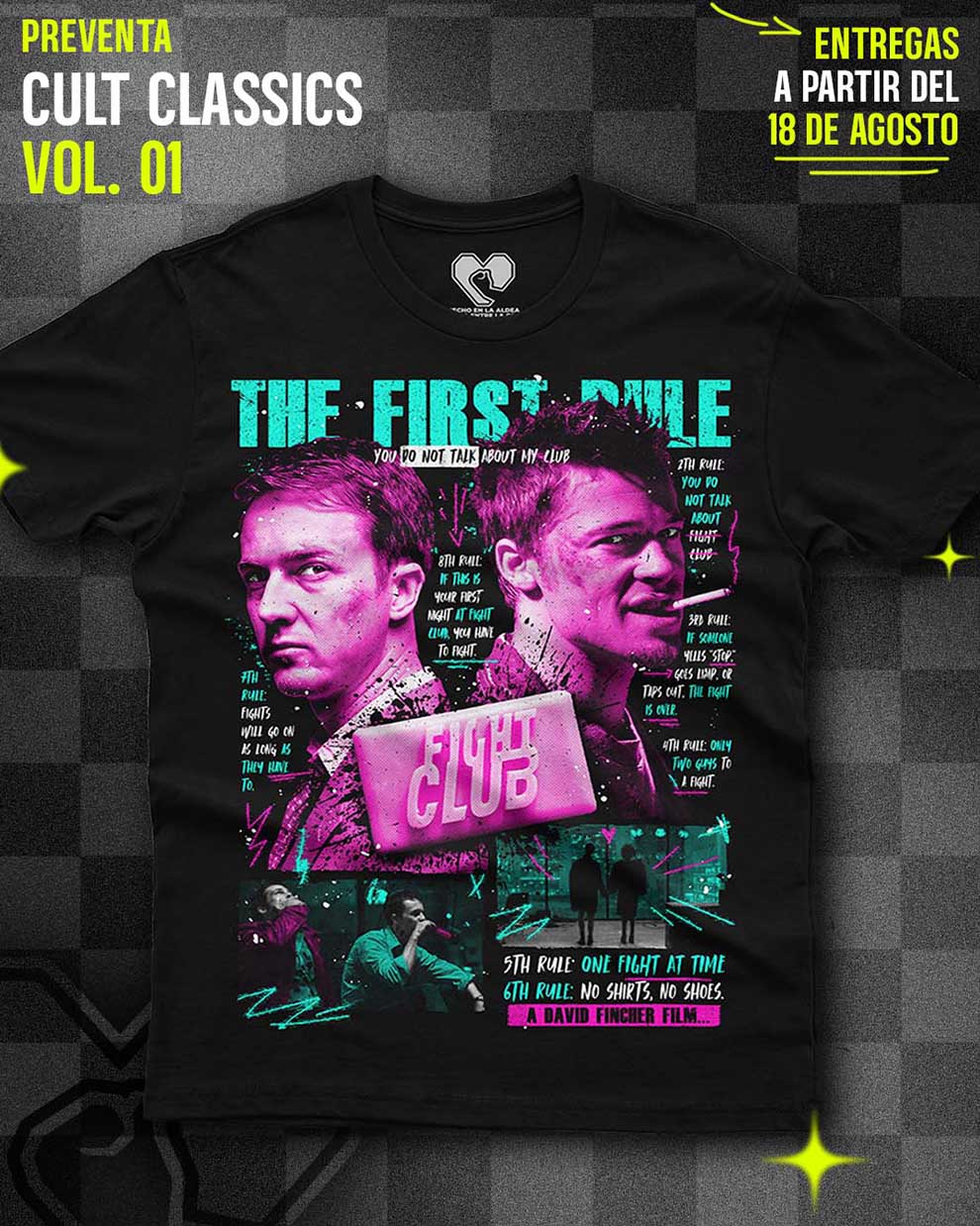 Camiseta Fight Club - PREVENTA