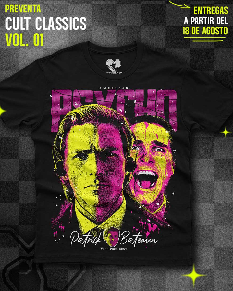Camiseta American Pyscho - PREVENTA