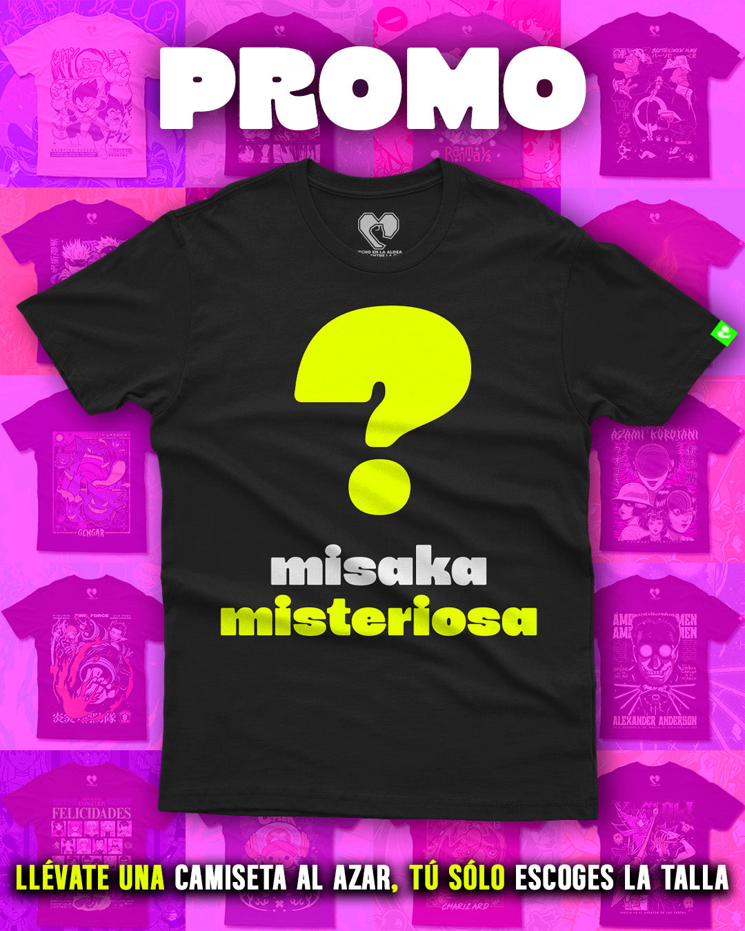 Misaka Misteriosa - Camiseta Sorpresa