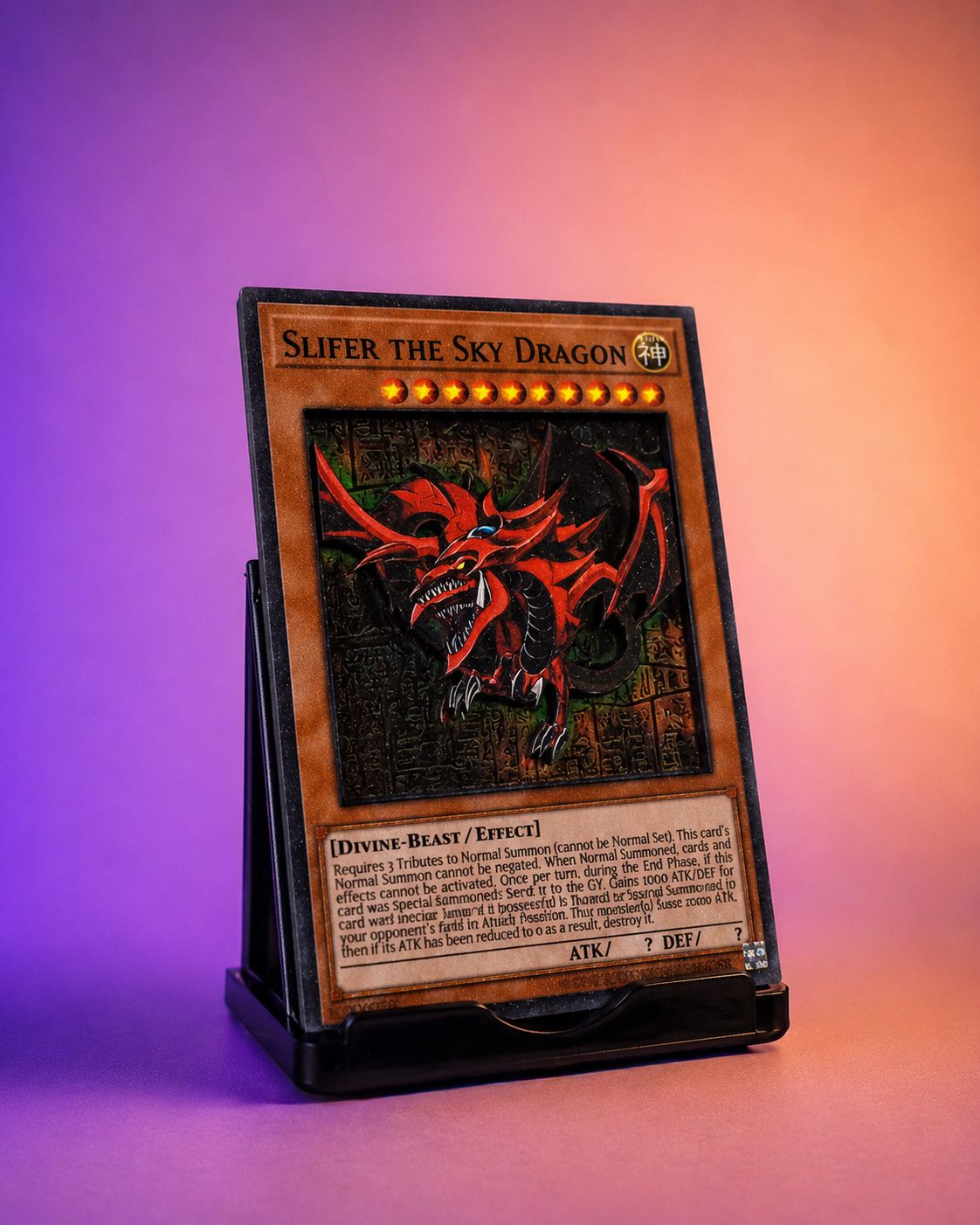 Carta Slifer The Sky Dragon - Yugioh