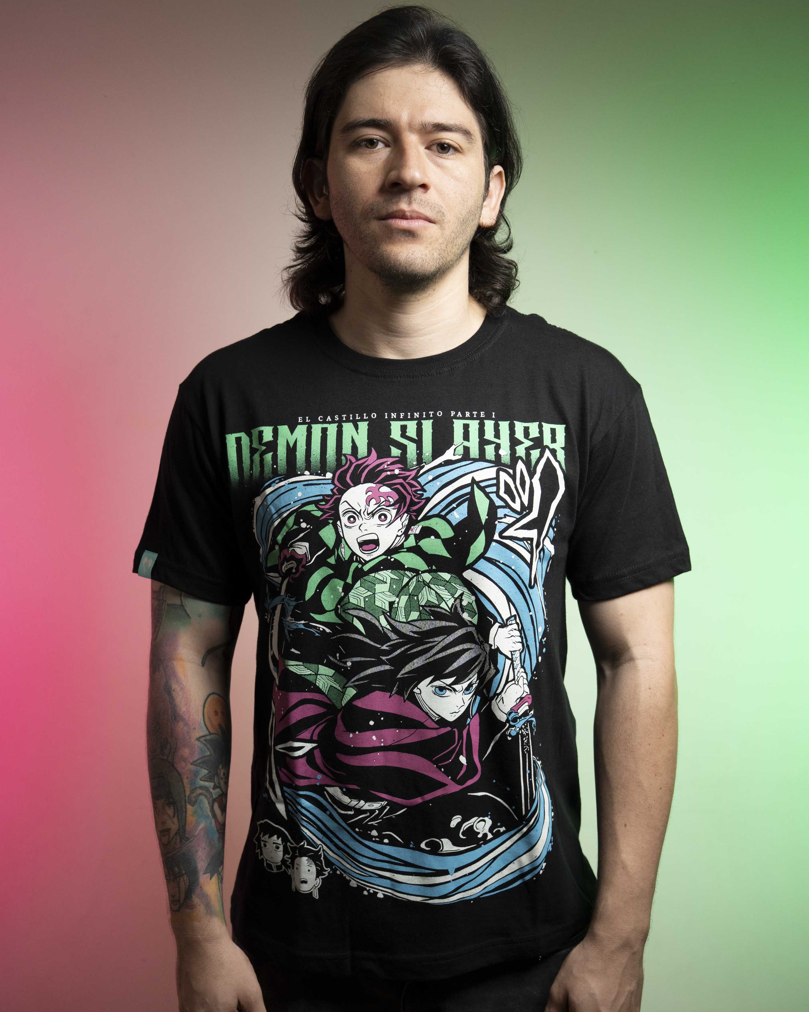 Camiseta Tanjiro y Tomioka
